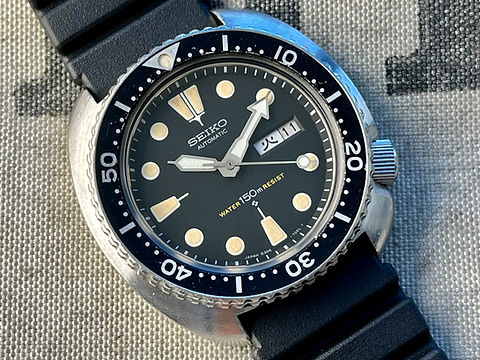 Vintage 1976 Seiko 6306-7001 Serviced Rare JDM Divers Watch All