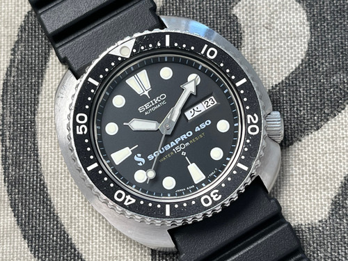 ち*ゲ様 SEIKO Scuba Pro 450 6306-700JT Seiko 6306-7001 Scubapro 450 – Belmont Watches