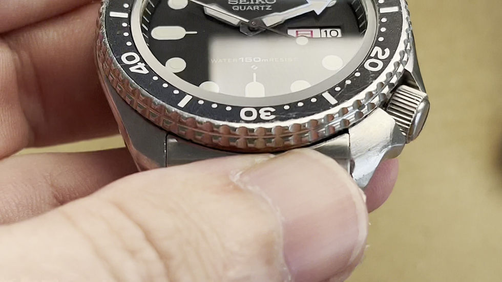 Thumbnail: Vintage 1980 Seiko 7548-7000 Box and Papers all Original Serviced Z199 Bracelet