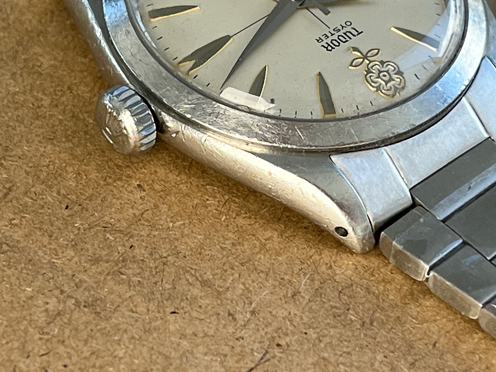Thumbnail: Vintage 1960 Tudor Big Rose Oyster Ref 7934 Serviced 34mm