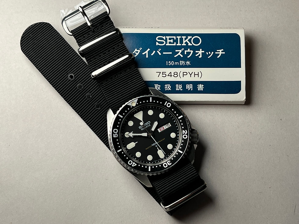 Thumbnail: Vintage 1981 Seiko 7548-7000 Divers Watch Original with Instructions JDM