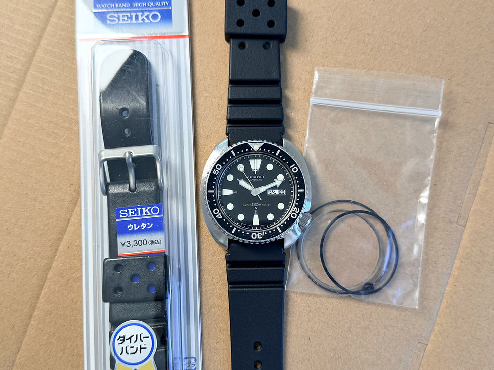 Thumbnail: Vintage 1977 Seiko 6306-7001 Serviced JDM Divers Watch Original