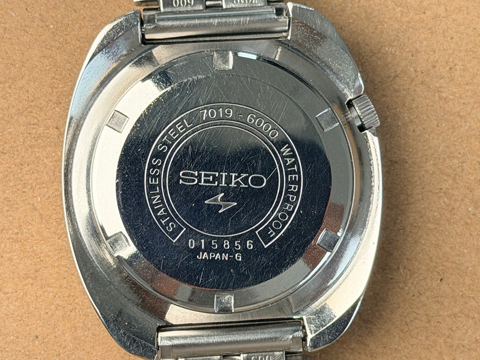 Thumbnail: Vintage 1970 Seiko 7019-6000 Serviced JDM Original Bracelet 