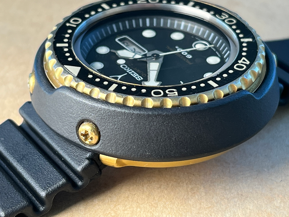 Thumbnail: Vintage 1978 Seiko 7549-7000 Titanium 600M JDM Professional Dive Watch Serviced
