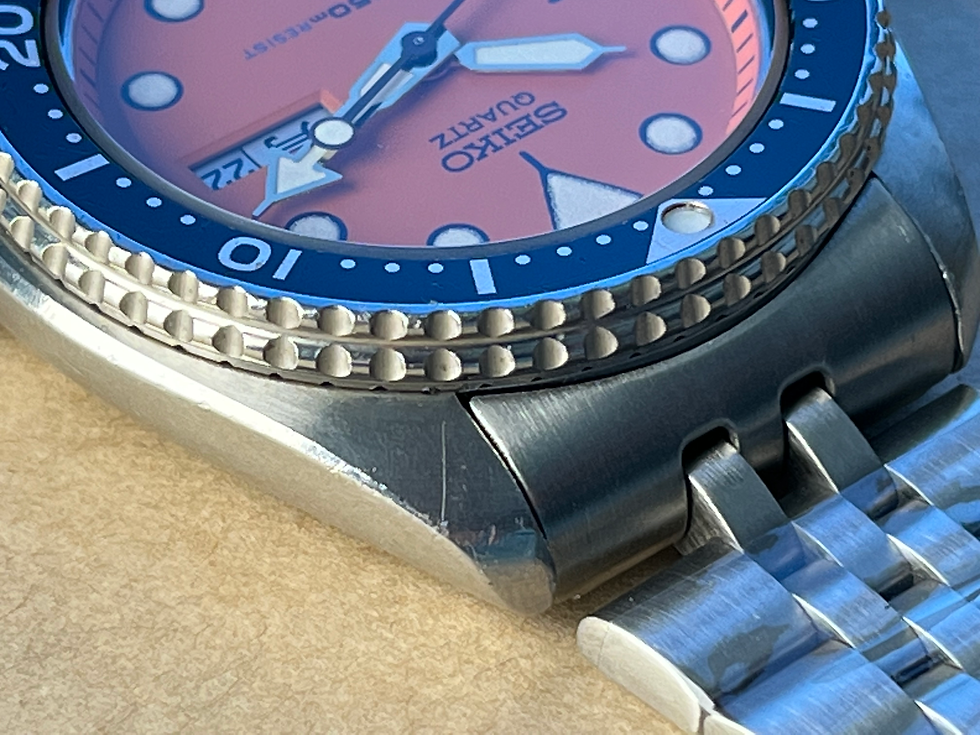 Thumbnail: Vintage 1981 Seiko 7548-700C Serviced Orange Dial Divers Watch JDM Original