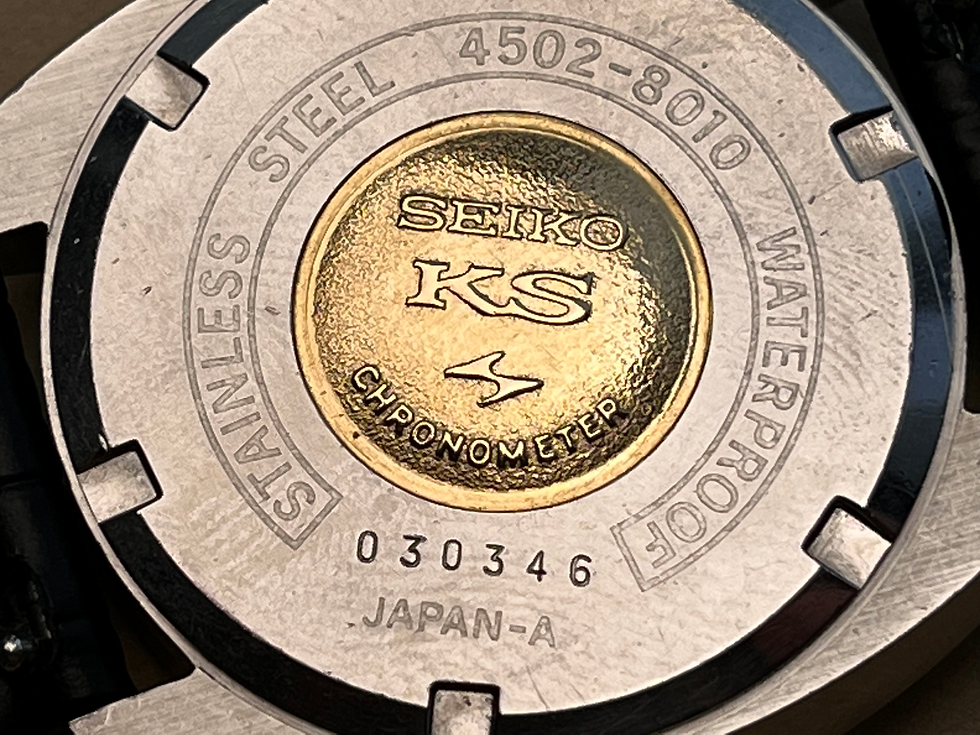 Thumbnail: Vintage 1970 King Seiko High Beat Chronometer Hand Winding Wristwatch 4502-801
