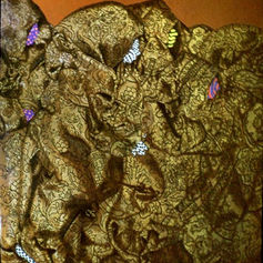 Canto XXIII - In Silence and In Solitude, oil on canvas, 152.5 x 122cm