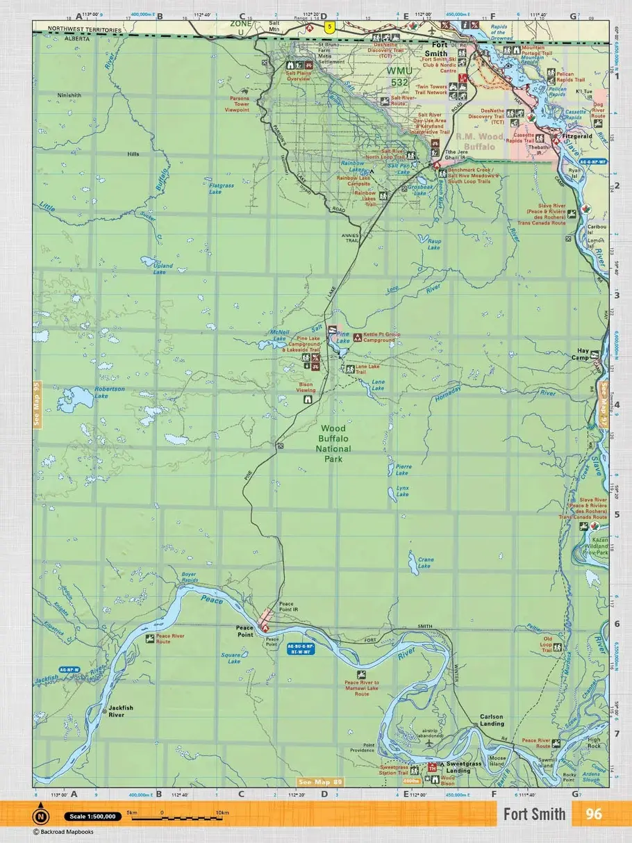 Thumbnail: Back Road Map Book BRMB Northern Alberta