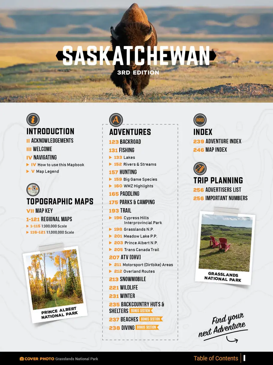 Thumbnail: Back Road Map Books BRMB Saskatchewan