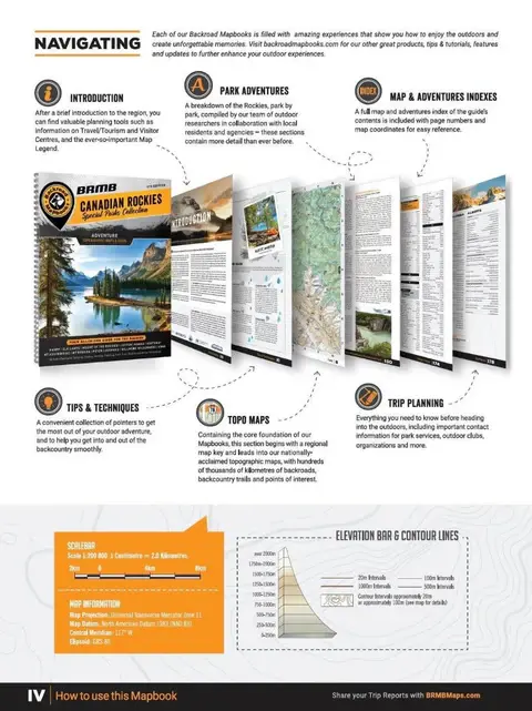 Thumbnail: Back Road Map Book BRMB Canadian Rockies