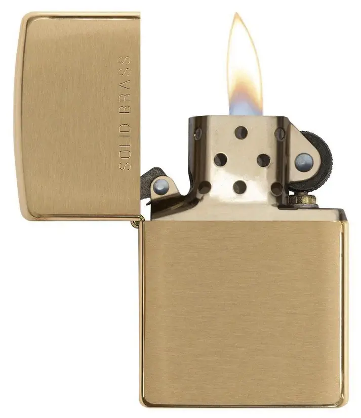 Thumbnail: Zippo Solid Brass