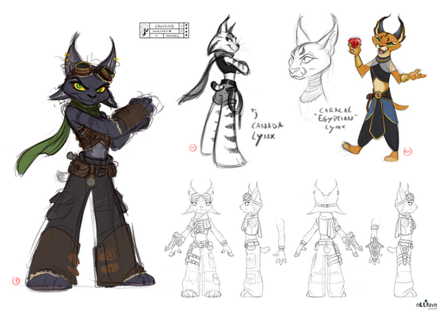 The Groundhog with the Backward-facing face, inge van der veen, character design, concept art, chickenhare, crolloq