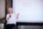 Rocky Sanchez Tirona, Managing Director of Rare, speaking at a Coastal 500 event in Siargao, Philippines, August 2023.