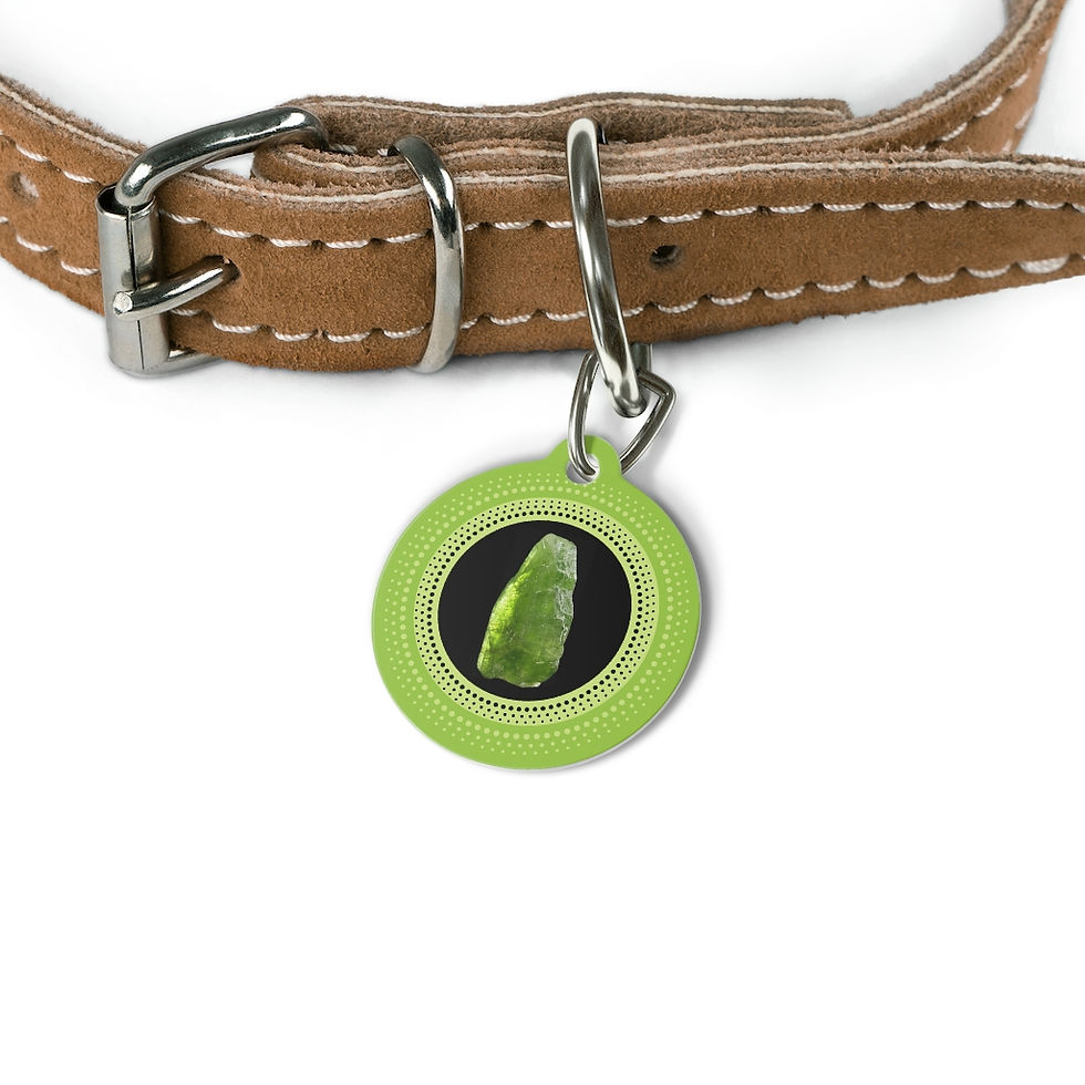 Thumbnail: Peridot Crystal Pet Tag