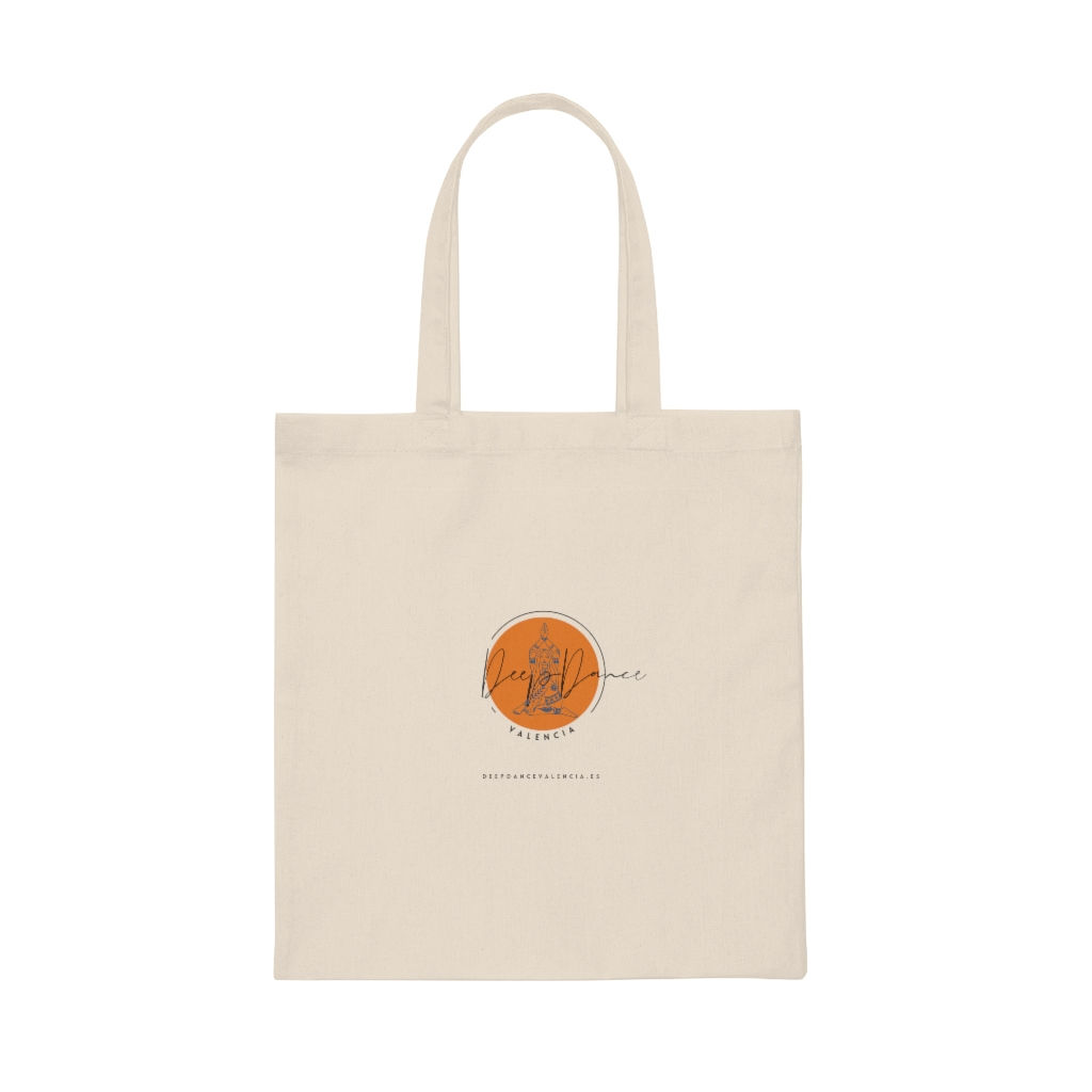 Cotton Tote Bag | Orange Logo