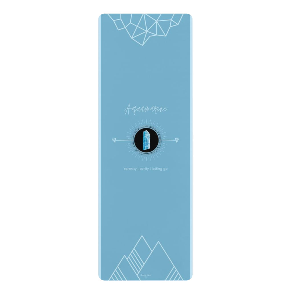 Aquamarine Yoga Mat | Rubber
