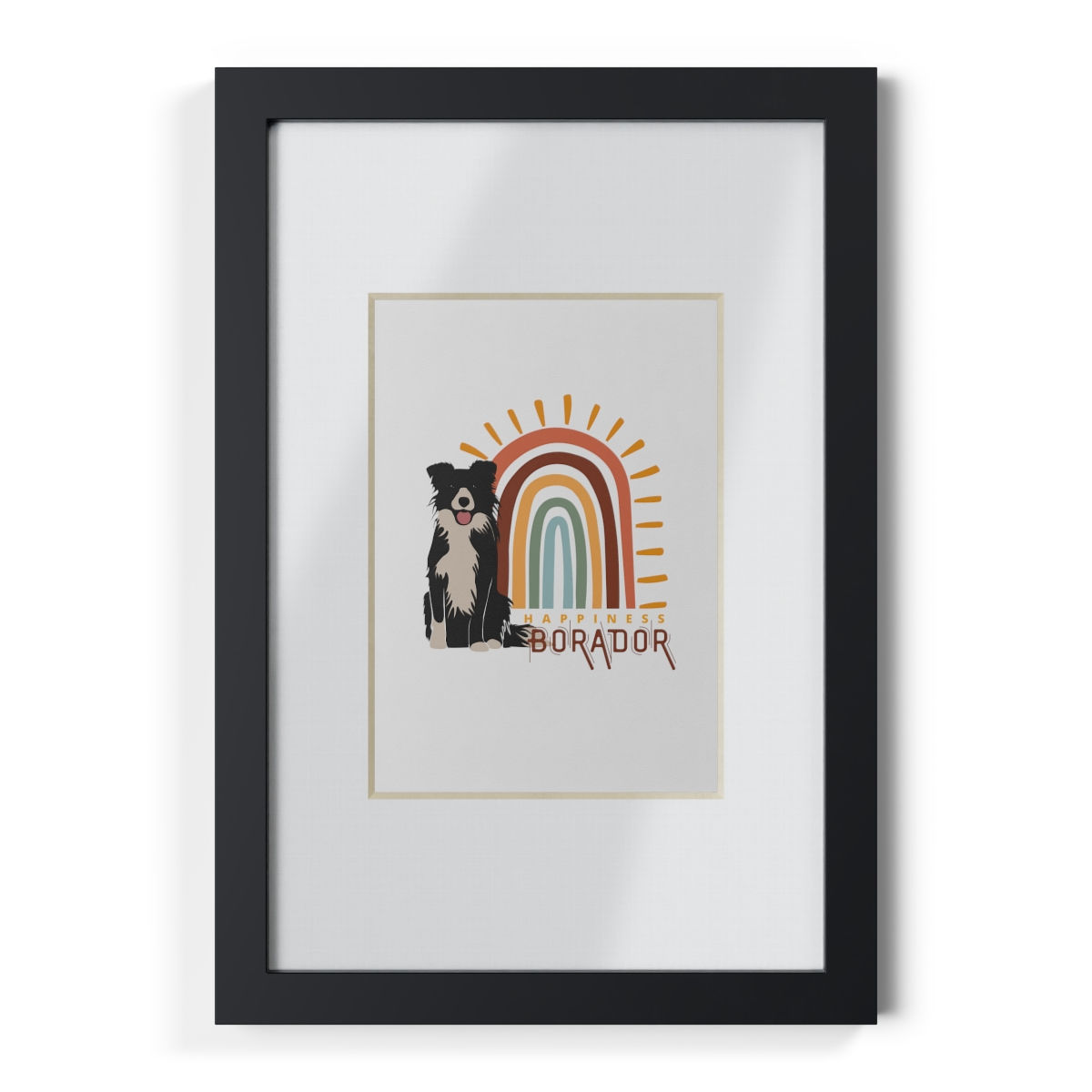 Borador Happiness Framed Print