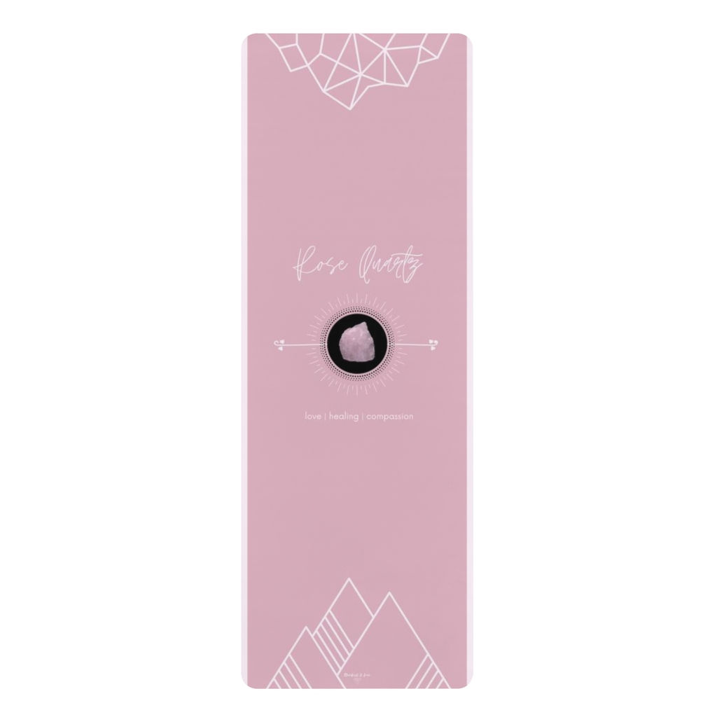 Rose Quartz Yoga Mat | Rubber