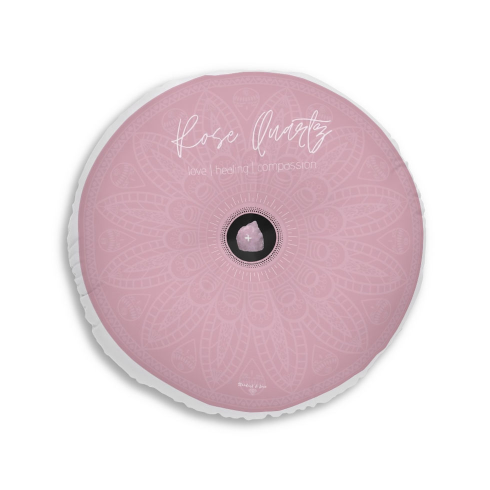 Thumbnail: Rose Quartz | Mandala Meditation Mat