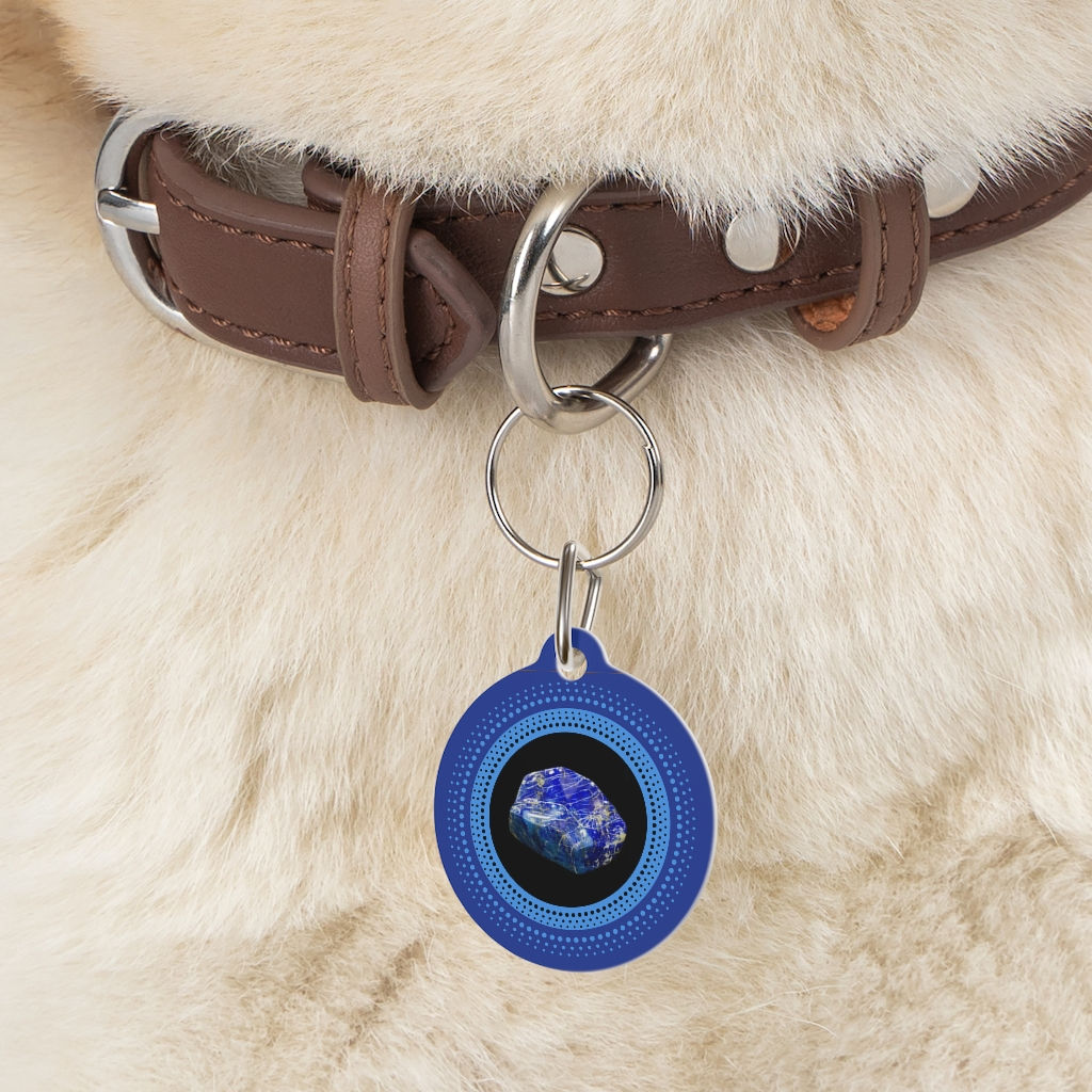Lapiz Lazuli Crystal Pet Tag