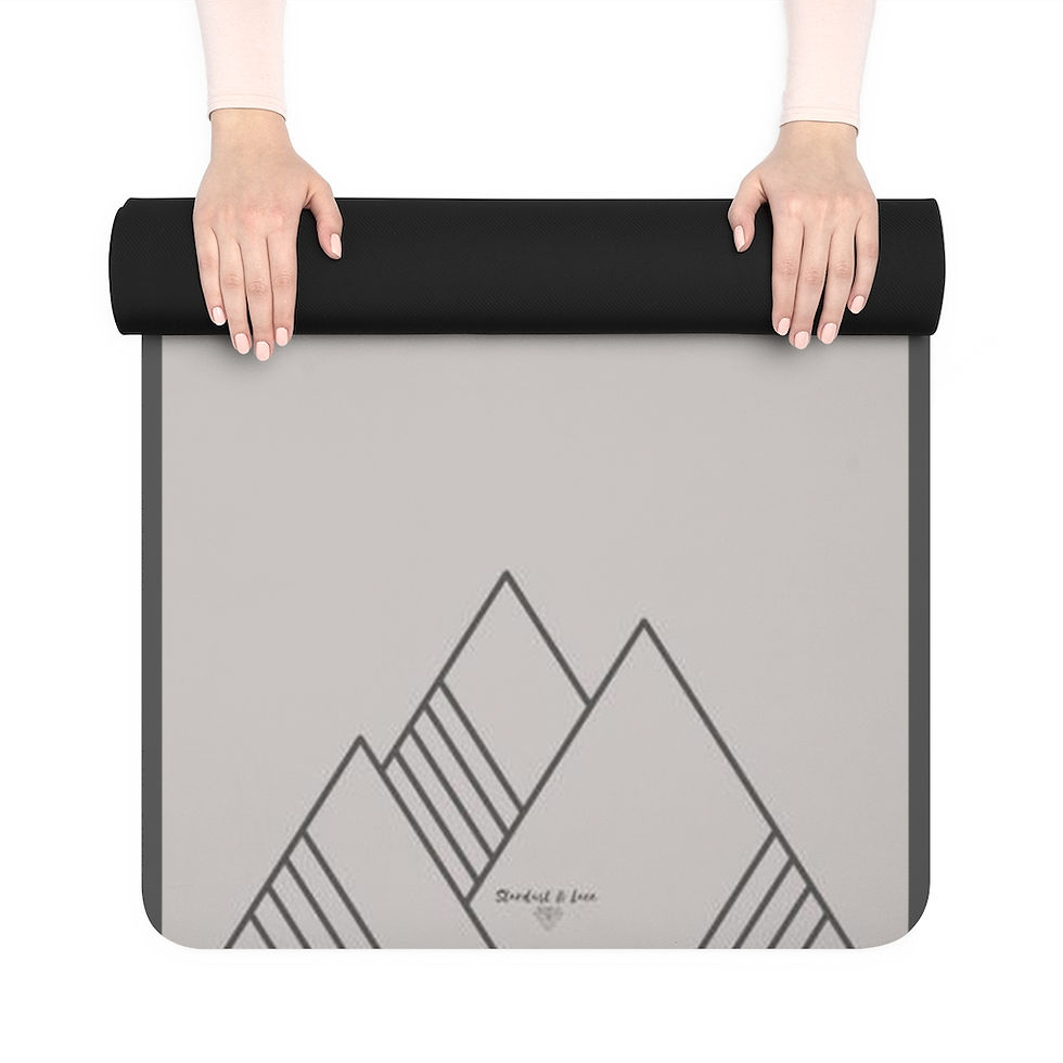 Thumbnail: Snowflake Obsidian Yoga Mat | Rubber
