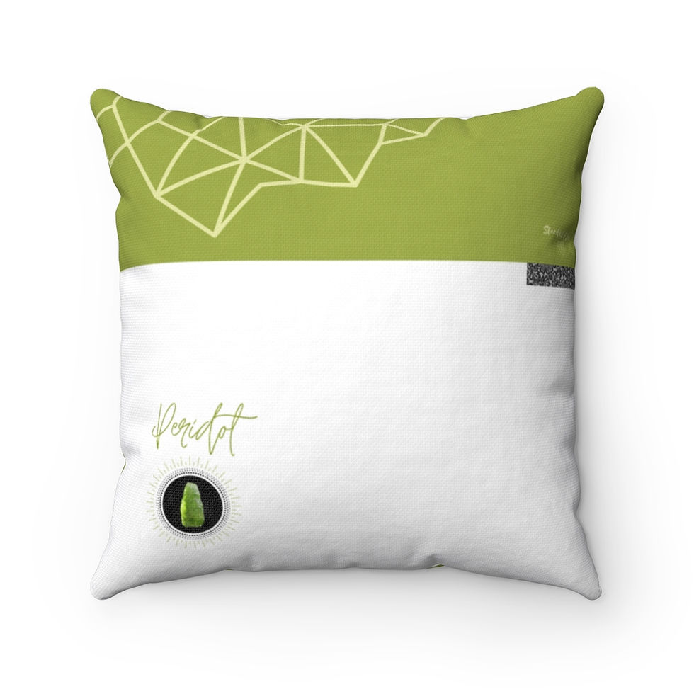 Thumbnail: Peridot Mountain Peak Cushion