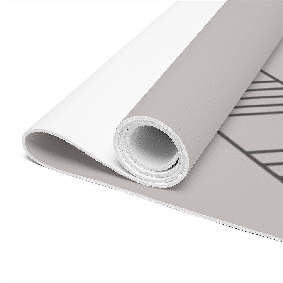 Thumbnail: Snowflake Obsidian Yoga Mat | Foam