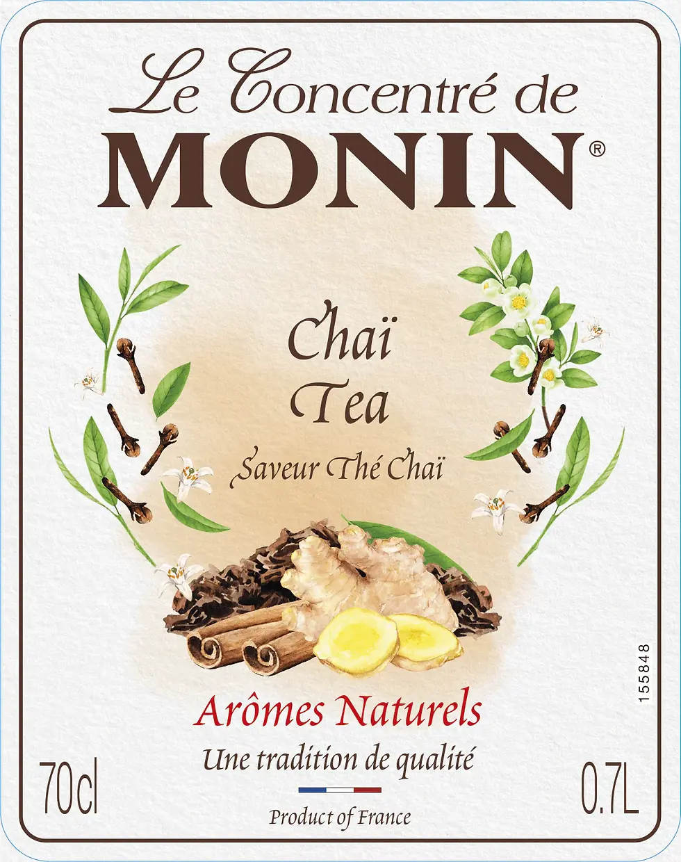 Миниатюра: Monin Chai Tea Syrup (700ml)