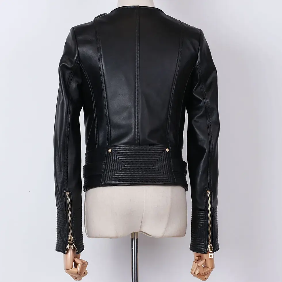 Thumbnail: Real Leather Jacket Women Leather Jacket Ladies Genuine Leather Jacket