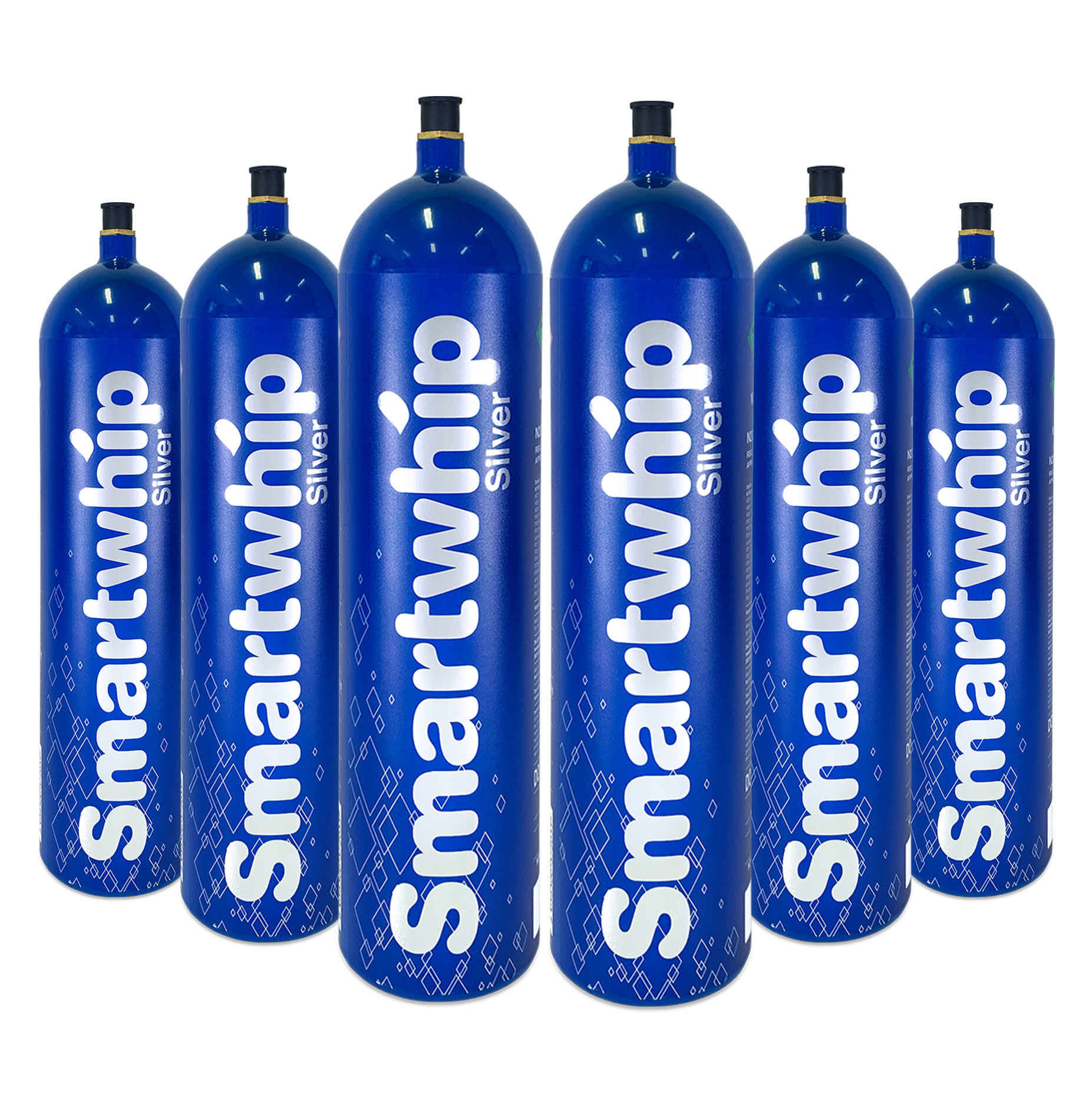 6x SmartWhip Aluminium 580g