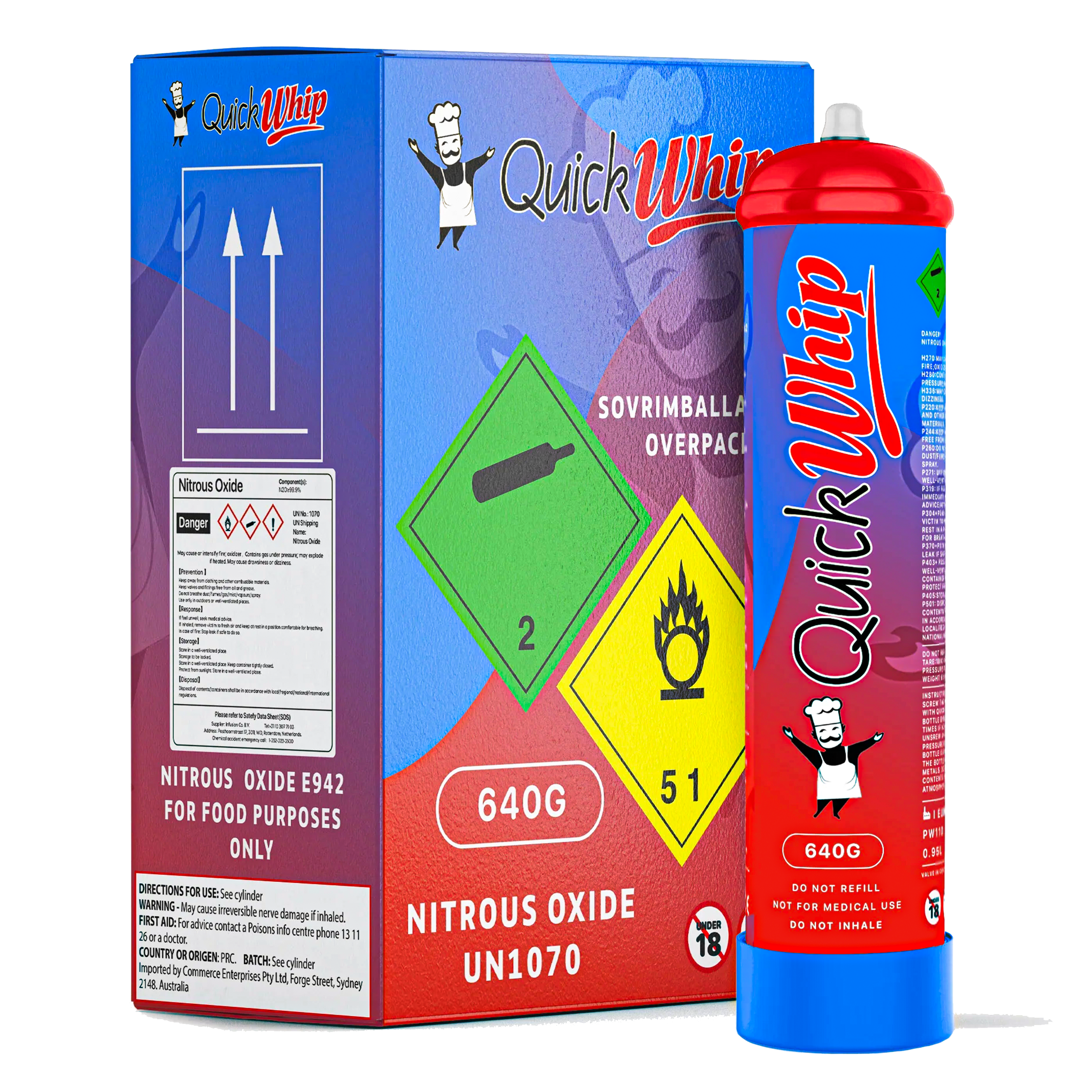 Quick Whip 640g (Pack Of 6)