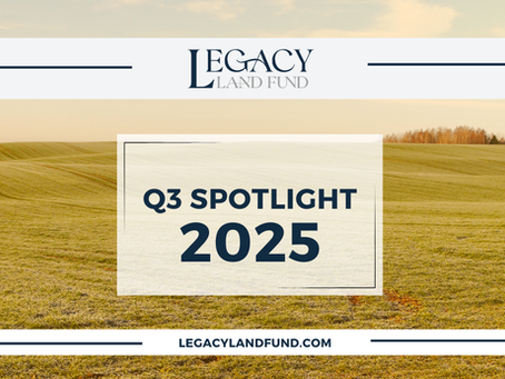 Q3 2025 Portfolio Spotlight | Land Secured Loans Activity