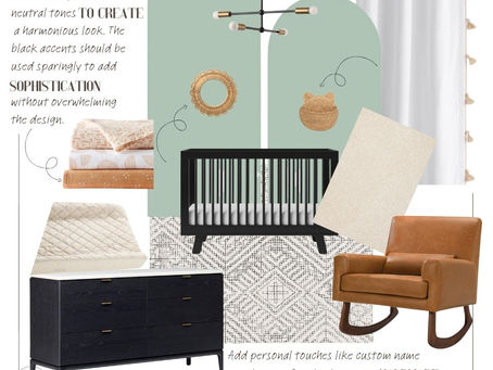 Serene Mint and Camel Nursery