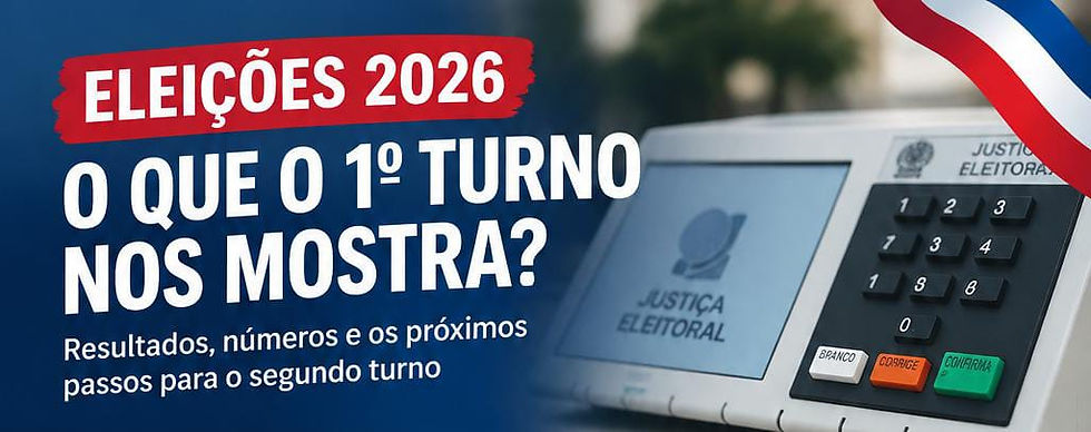 Primeiro turno acirra disputa presidencial e coloca Lula e Flávio Bolsonaro frente a frente no segundo turno.