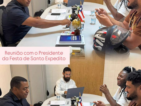 Reunião entre organização do festejo e secretarias municipais fortalece preparação da Festa de Santo Expedito em Valença.