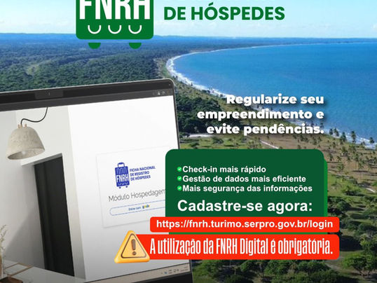 Hotéis e pousadas devem se adaptar à nova Ficha Nacional de Registro de Hóspedes.