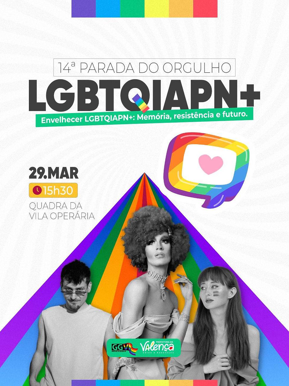 🏳️‍🌈 14ª PARADA DO ORGULHO LGBTQIAPN+ 🏳️‍🌈