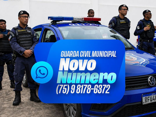 🚨 NOVO CONTATO DA GUARDA CIVIL MUNICIPAL DE VALENÇA 🚨