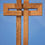 Thumbnail: Handmade Red Oak Woven Cross