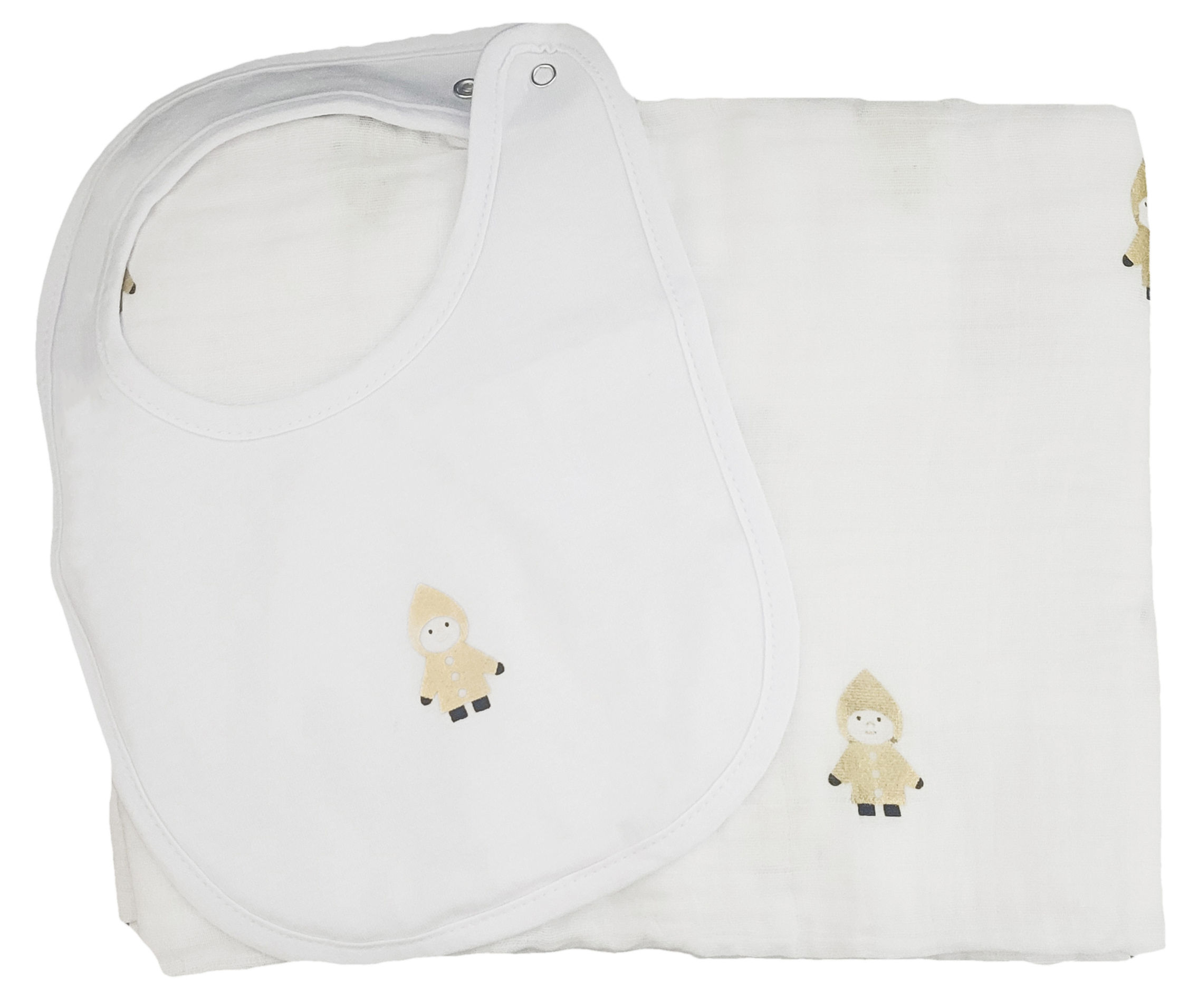 Swaddle & Bib Set