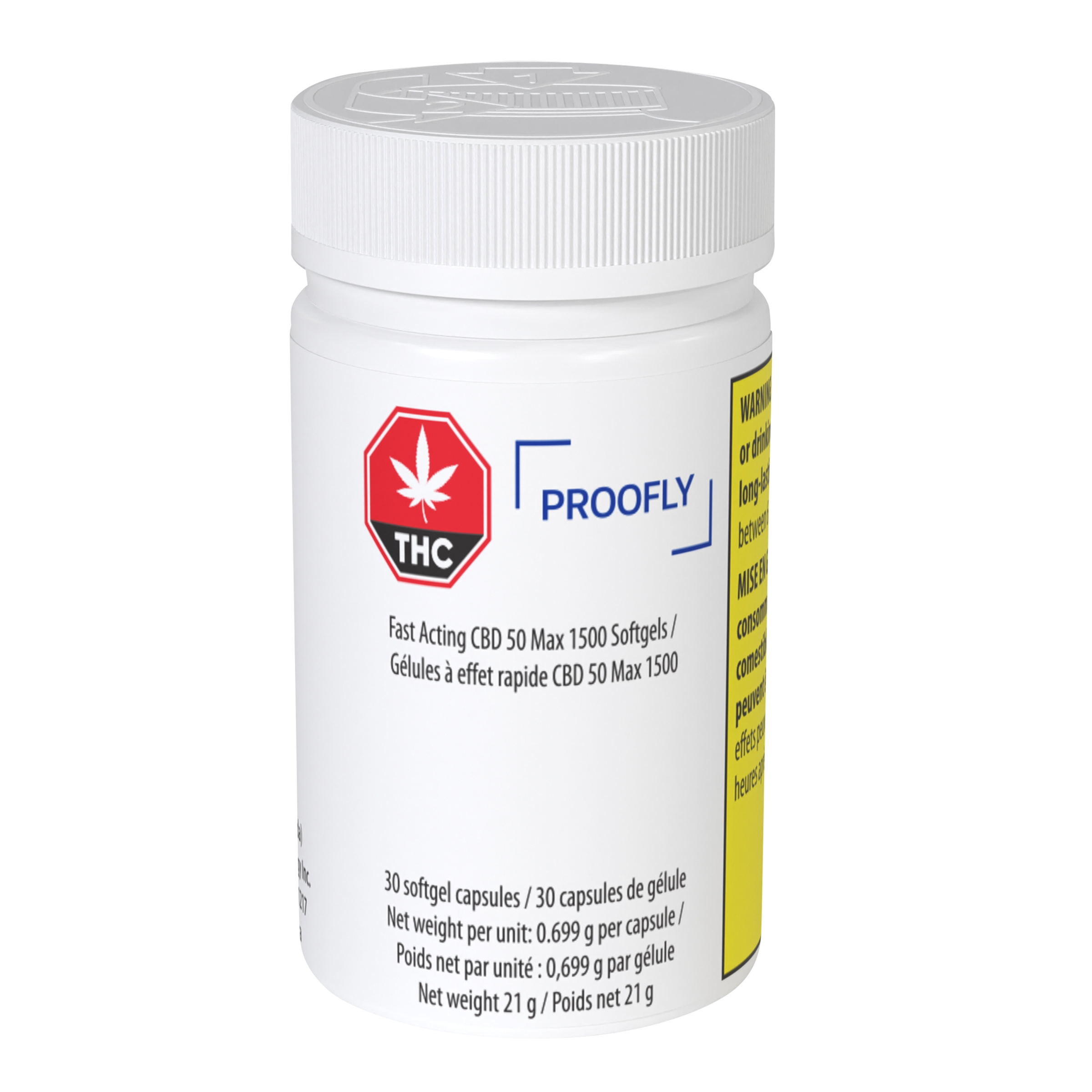 Fast Acting CBD 50 Max 1500 Softgels