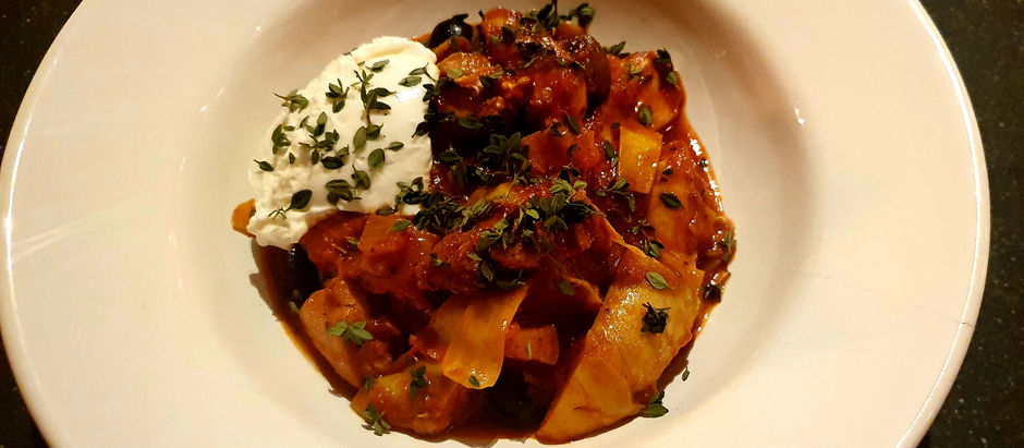 Snel kip stifado stoofpotje