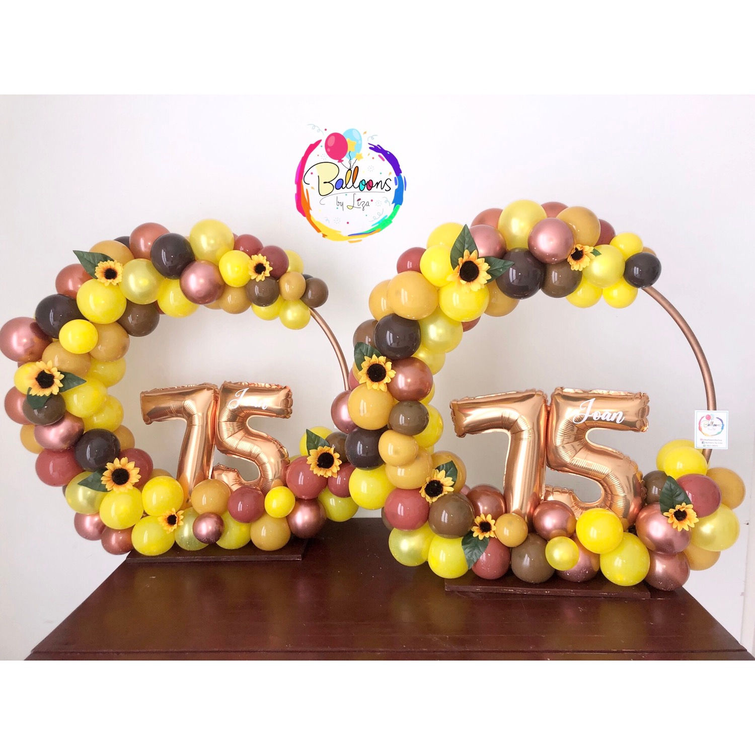 Sunflower Balloon Ring