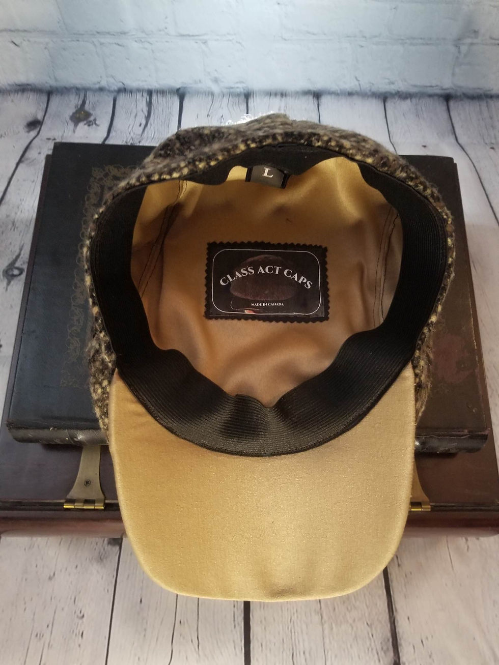 Thumbnail: Interior view of Rich Earthtones Flat Cap