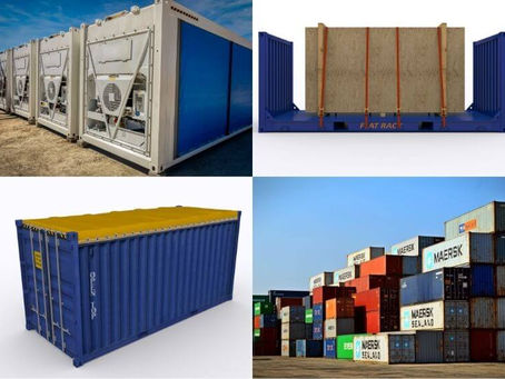 How Many Types of Containers Are Used in Exports?