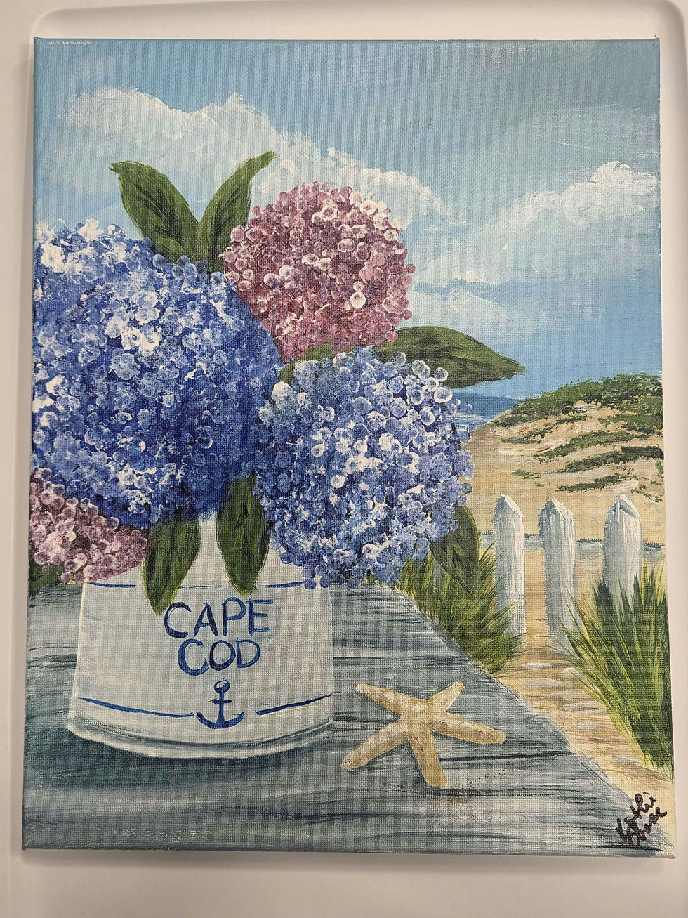 Hydrangea Canvas Class