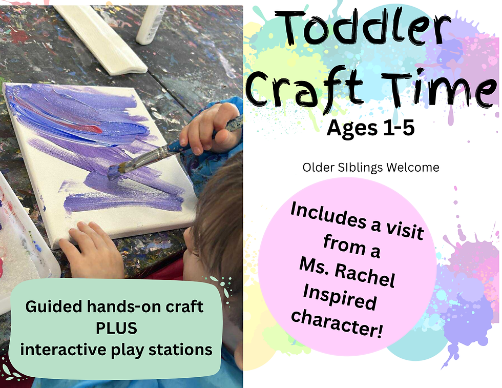 Toddler Sensory Craft Time