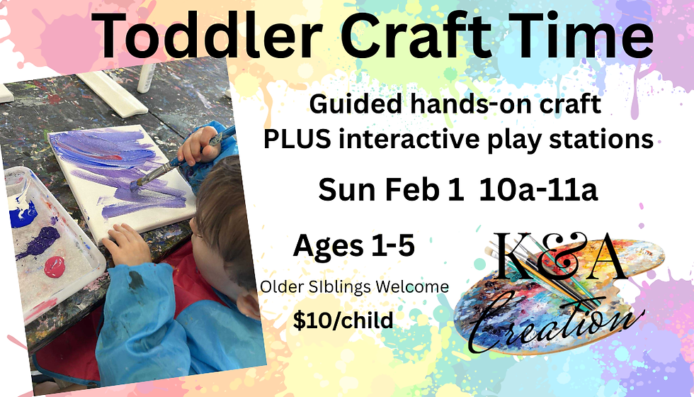 Toddler Sensory Craft Time 