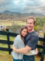 Engaged Couple taking their engagement photos in Hiawasse Georgia