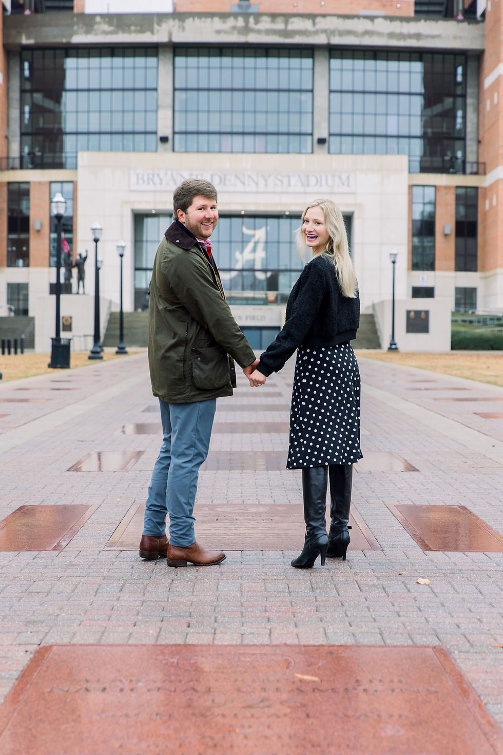 engagement proposal in the fall in tuscaloosa Alabama